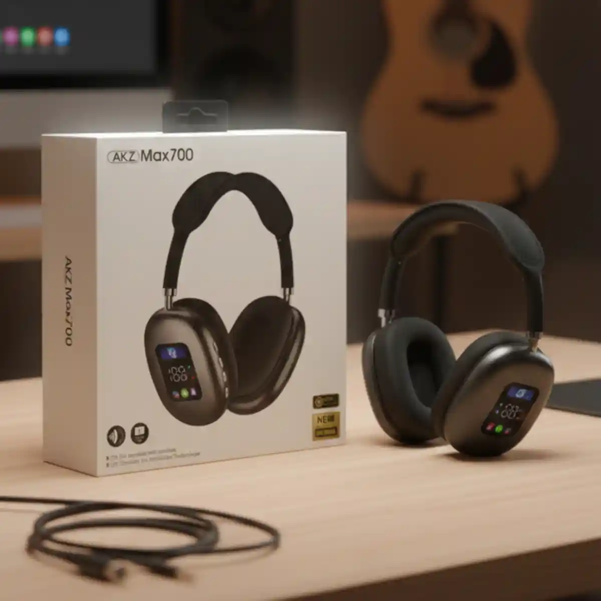 AKZ Max700 On-Ear Wireless Headset - Image 3