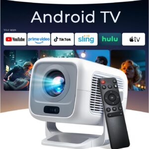 TP300 NTV স্মার্ট অ্যান্ড্রয়েড প্রজেক্টর (Netflix Certified, Full HD 1080P, Wi-Fi 6)
