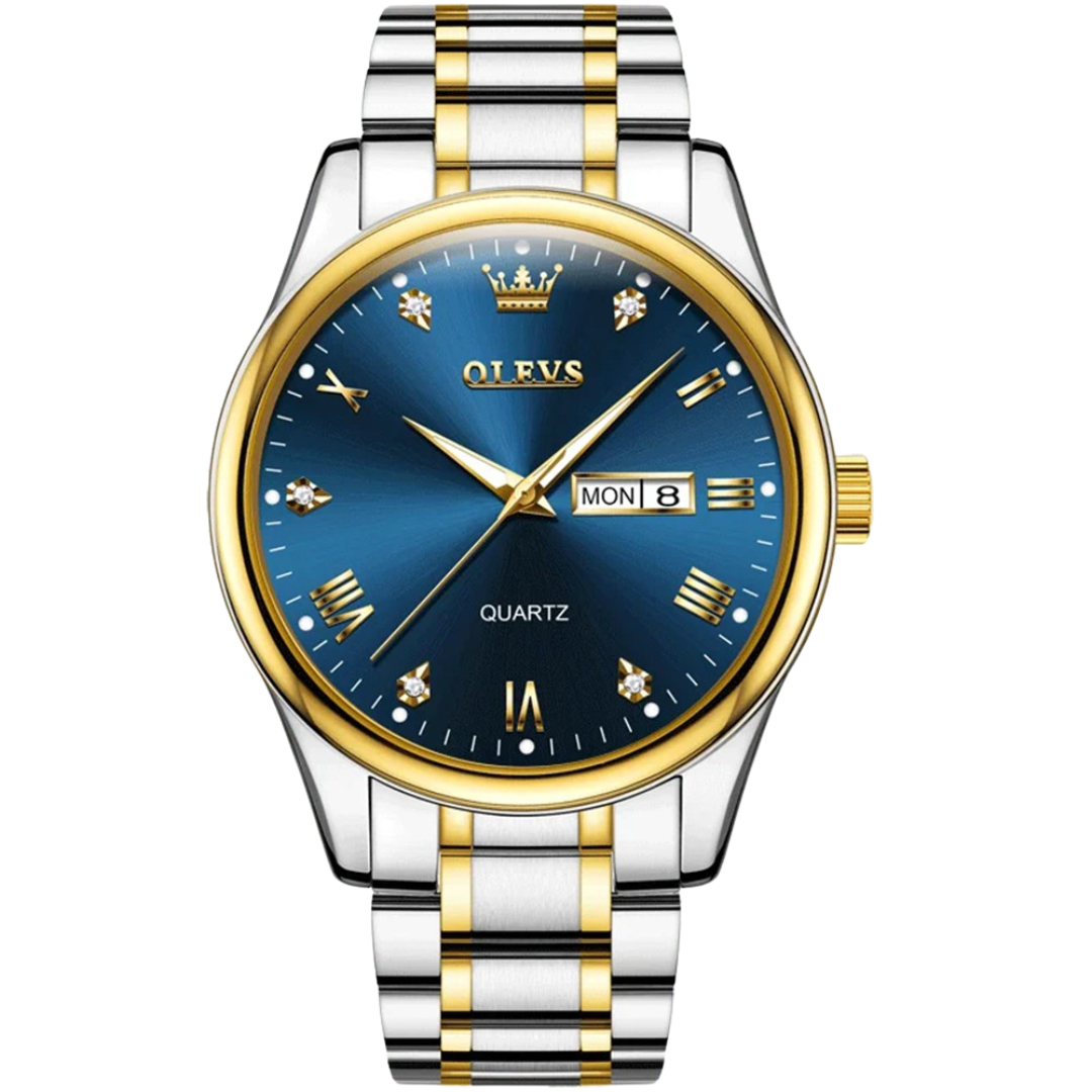 OLEVS Luxury Day-Date Quartz (Men)