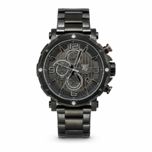 T5 Chronograph Men’s Watch | Premium Black Stainless Steel Watch
