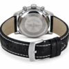 Luxury Chronograph Men's Watch – Green Dial & Black Leather Strap/(armyfashionbd) - Image 3