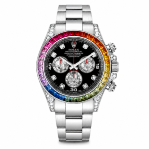 Rolex Daytona Rainbow Black Dial – 1:1 Premium Replica
