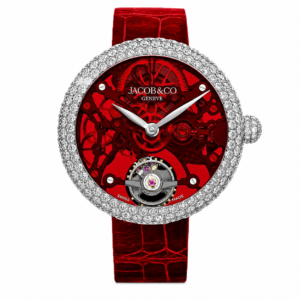 Jacob & Co. Epic X Skeleton Red Dial – Diamond Bezel | 1:1 Premium Replica